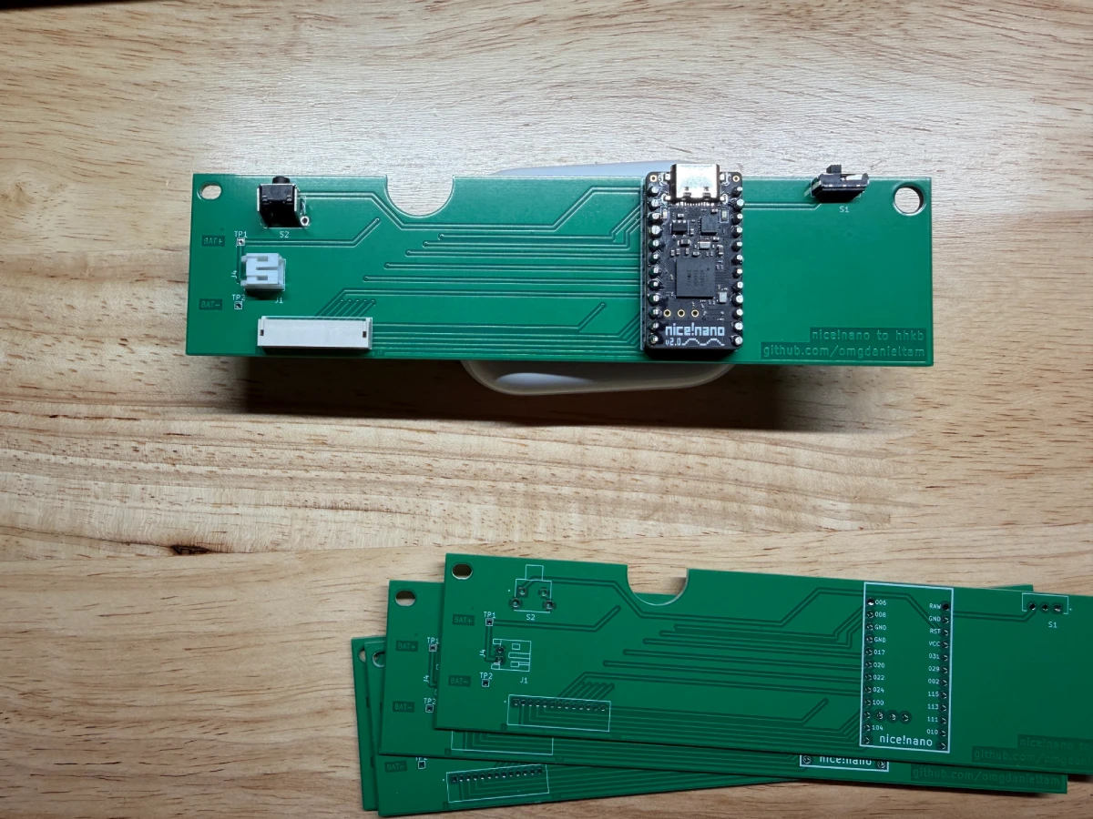 PCB with components