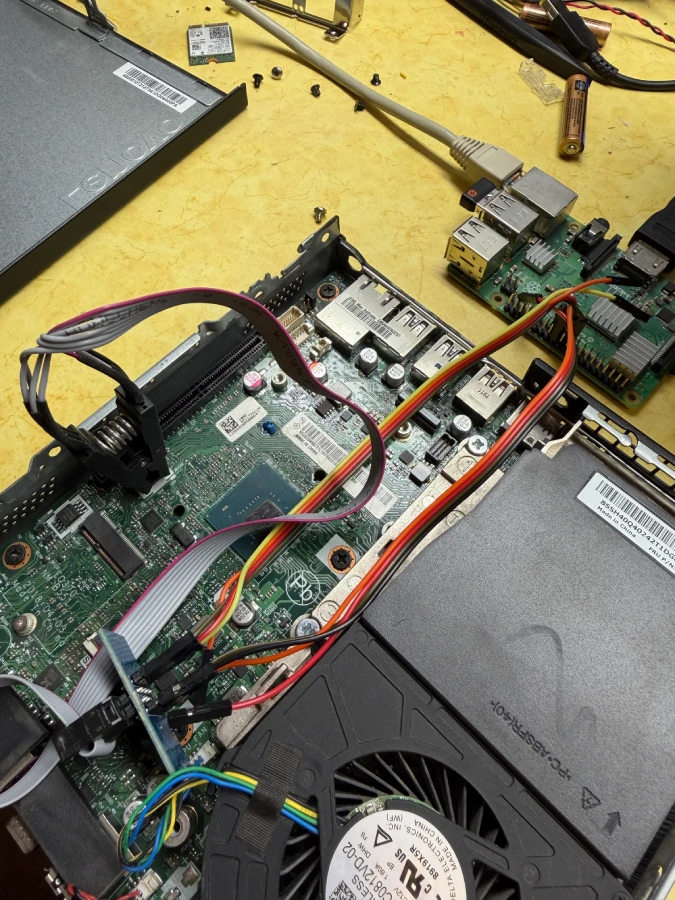 Wiring second BIOS chip